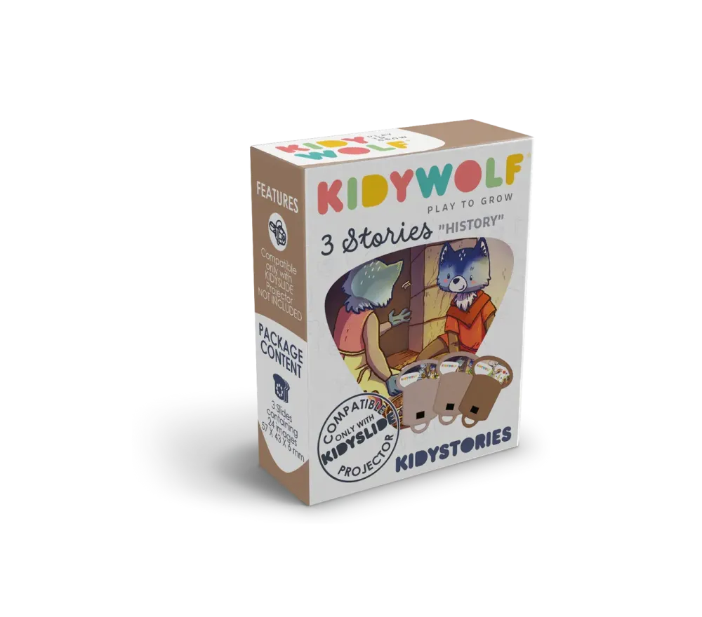 SET DISCHETTI PER PROIETTORE DI STORIE KIDYSLIDE - STORIA