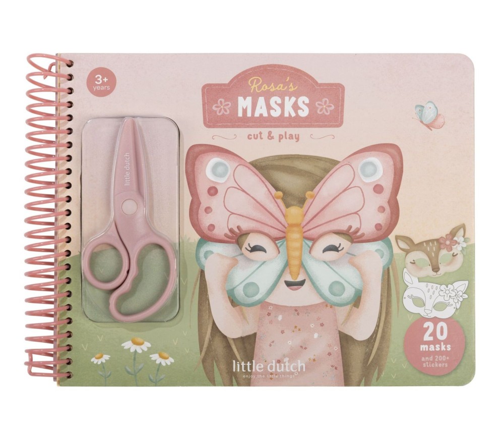 LIBRO DA RITAGLIARE CON FORBICI - ROSA