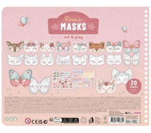 LIBRO DA RITAGLIARE CON FORBICI - ROSA