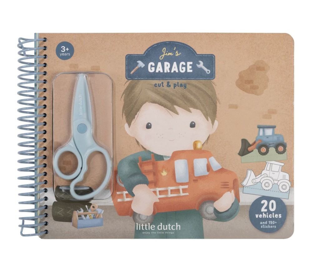 LIBRO DA RITAGLIARE CON FORBICI - JIM