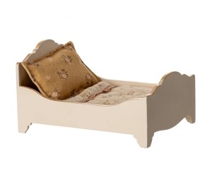 MICRO - LETTINO IN LEGNO PANNA