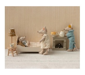 MICRO - LETTINO IN LEGNO PANNA