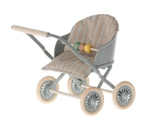 PASSEGGINO TOPINI BEBE' CON PALLINE -  AZZURRO