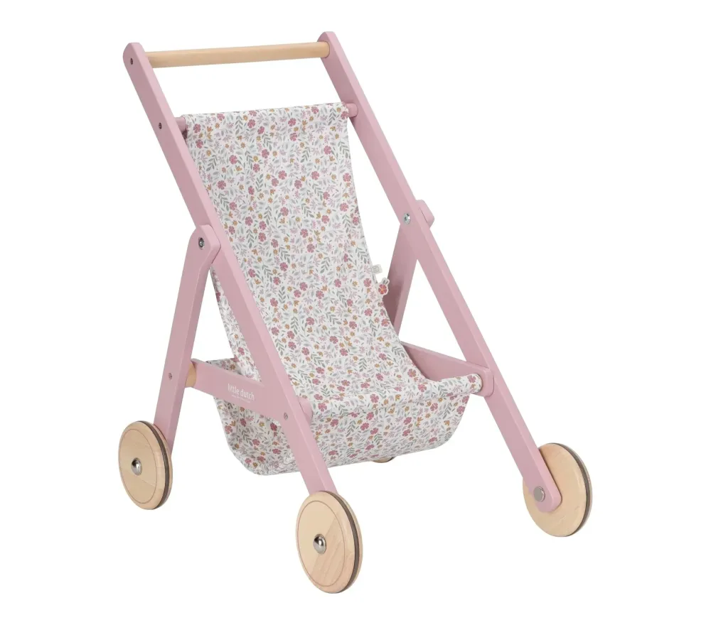 PASSEGGINO IN LEGNO SOFT FLOWERS
