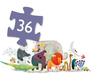 PUZZLE GIGANTE - PARATA DEGLI ANIMALI