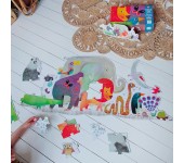 PUZZLE GIGANTE - PARATA DEGLI ANIMALI