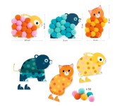 SET CREATIVO POMPON ANIMALETTI