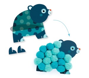 SET CREATIVO POMPON ANIMALETTI