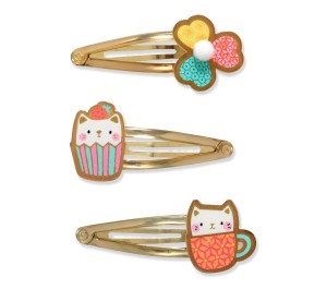 SET 3 MOLLETTE PER CAPELLI YOKO - COLLEZIONE GATTO - PLUME
