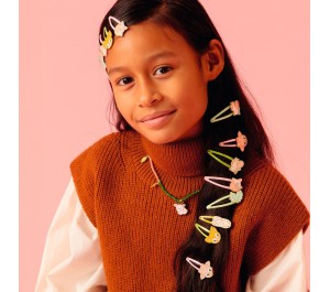 SET 2 MOLLETTE PER CAPELLI ESMEE - COLLEZIONE BOSCO - PLUME