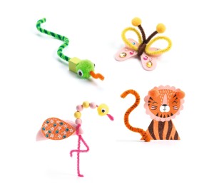 SCATOLA CREATIVA ANIMALI DELLA GIUNGLA