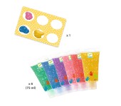 COLORI A DITA - TUBETTI - GLITTER