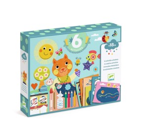 COFANETTO CREATIVO 6 ATTIVITA' - GATTO E I SUOI AMICI