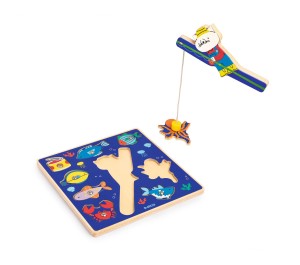 PUZZLE IN LEGNO E GIOCO DELLA PESCA - PUZZ E FISH