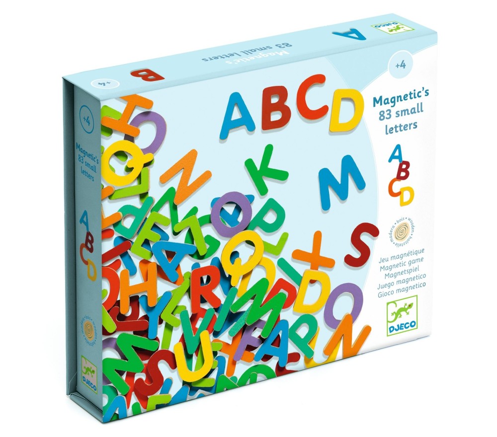 LETTERE MAIUSCOLE MAGNETICHE IN LEGNO