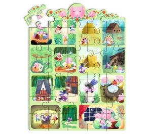 PUZZLE FIABE - I TRE PORCELLINI