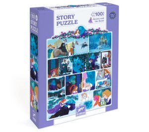 PUZZLE FIABE - LA BELLA E LA BESTIA