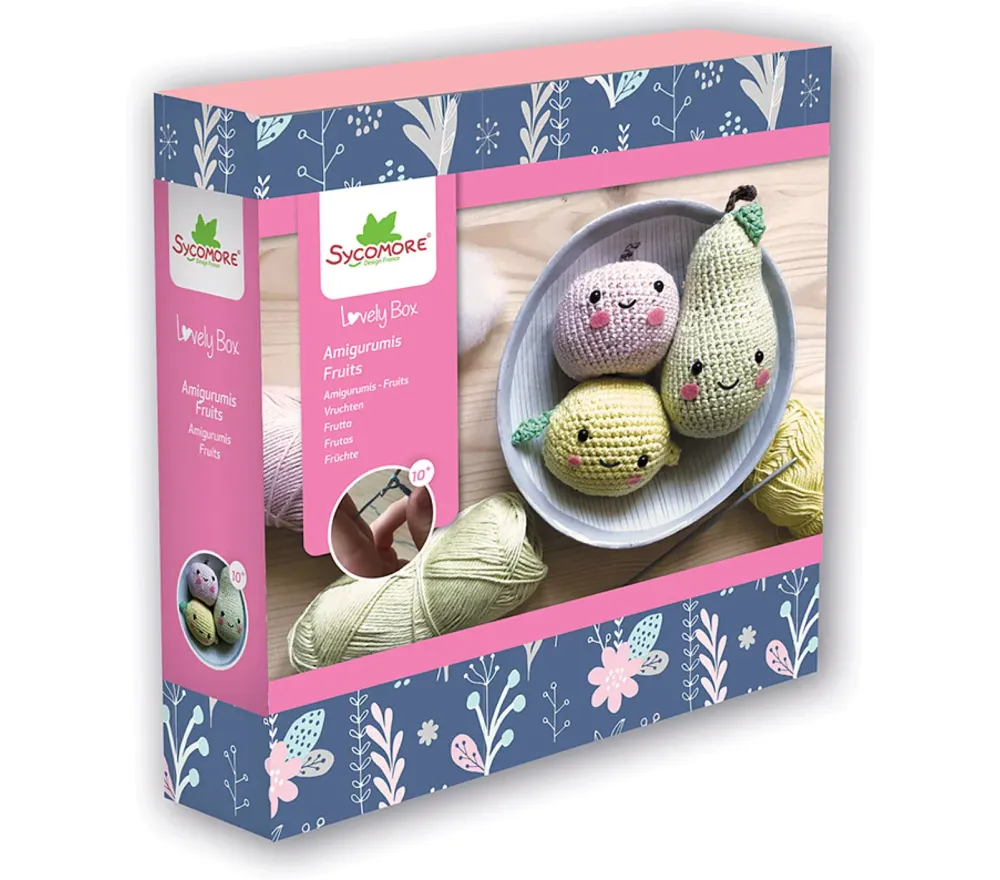 SET CREATIVO AMIGURUMI FRUTTA