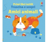 LIBRO TRASCINA E SCOPRI - AMICI ANIMALI