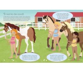 LIBRO CON ADESIVI - VESTO LE BAMBOLINE - IL CONCORSO IPPICO