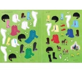 LIBRO CON ADESIVI - VESTO LE BAMBOLINE - IL CONCORSO IPPICO