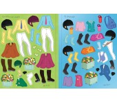 LIBRO CON ADESIVI - VESTO LE BAMBOLINE - IL CONCORSO IPPICO