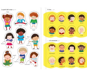 PICCOLO LIBRO CON ADESIVI - IO E IL MIO CORPO