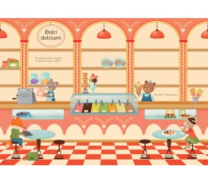 PICCOLO LIBRO CON ADESIVI - NEGOZI