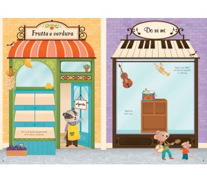 PICCOLO LIBRO CON ADESIVI - NEGOZI