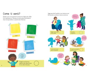 LIBRO CON ADESIVI - LE EMOZIONI