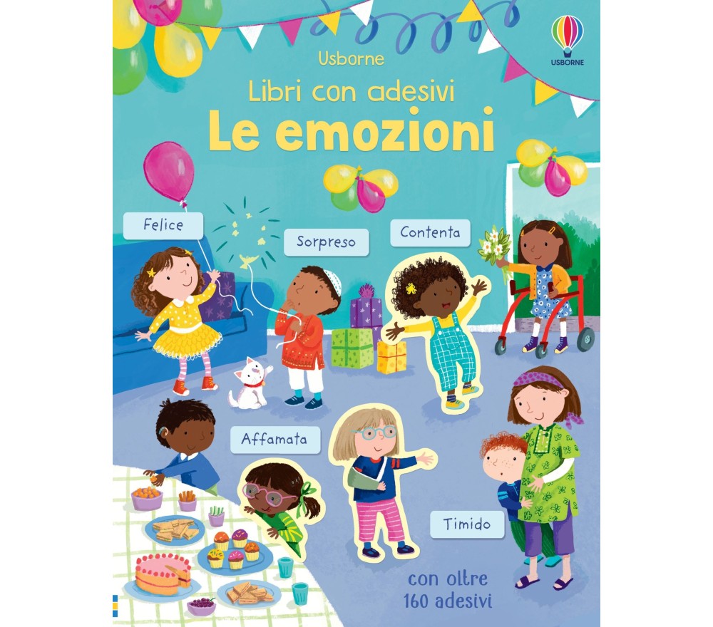 LIBRO CON ADESIVI - LE EMOZIONI