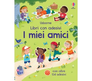 LIBRO CON ADESIVI - I MIEI AMICI
