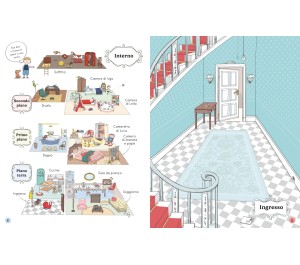 LIBRO CON ADESIVI - LA CASA DELLE BAMBOLE