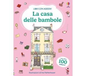 LIBRO CON ADESIVI - LA CASA DELLE BAMBOLE