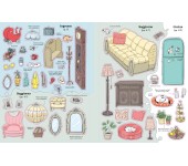 LIBRO CON ADESIVI - LA CASA DELLE BAMBOLE