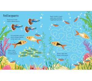 LIBRO PREGRAFISMO DISEGNO E CANCELLO - PICCOLE ATTIVITA' - AMICI ANIMALI