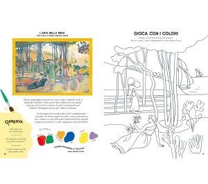 QUADRI FAMOSI DA DISEGNARE E COLORARE