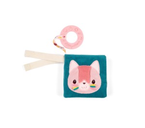 LIBRO MORBIDO CON DENTARUOLO - JEANNE IL GATTO