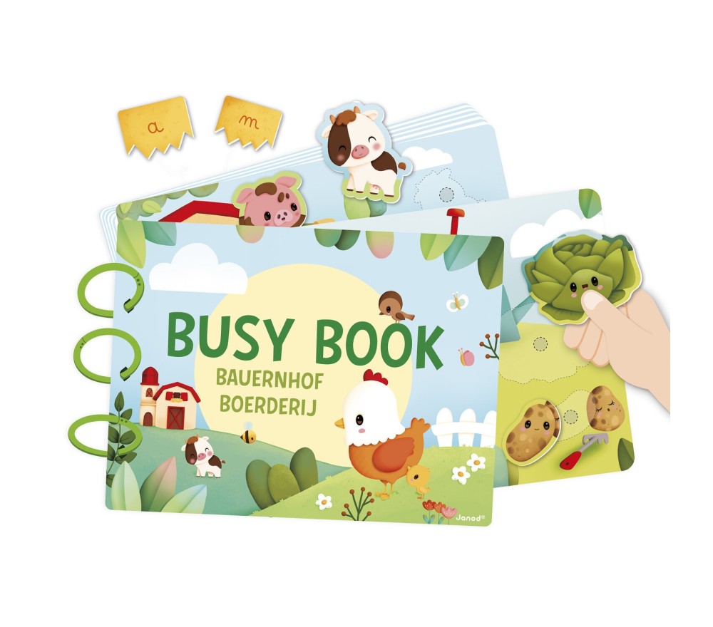 LIBRO INTERATTIVO BUSY BOOK - FATTORIA
