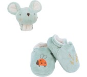 COFANETTO REGALO PANTOFOLINE E SONAGLINO - TOPINO