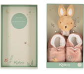 COFANETTO REGALO PANTOFOLINE E SONAGLINO - CONIGLIETTO