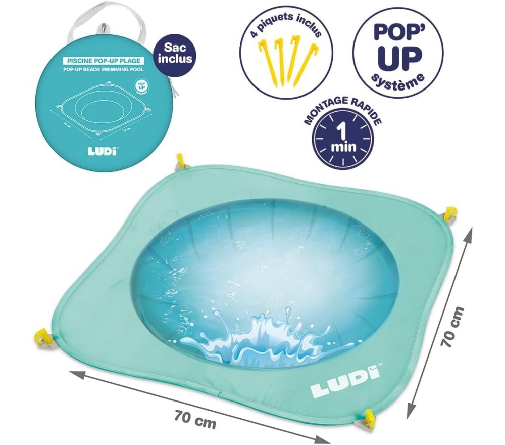 PISCINETTA DA SPIAGGIA POP-UP