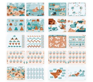 LIBRO INTERATTIVO BUSY BOOK - DINOSAURI