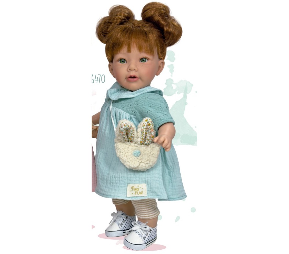 BAMBOLA CHLOE RABBIT ROSSA 6470 - NINES D'ONIL