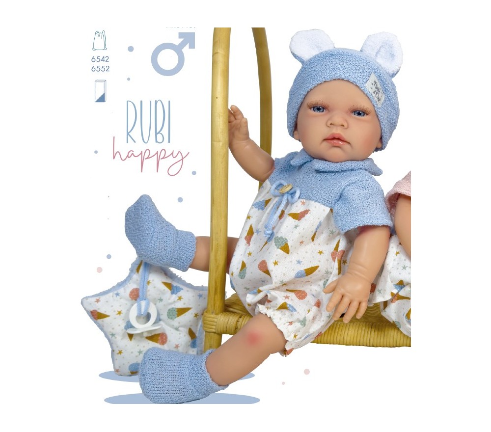 BAMBOLA CORPO IN VINILE RUBI BOY 6540 - NINES D'ONIL