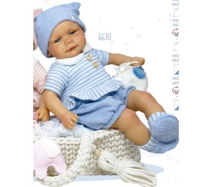 BAMBOLA ARIEL 6630 AZZURRO - NINES D'ONIL