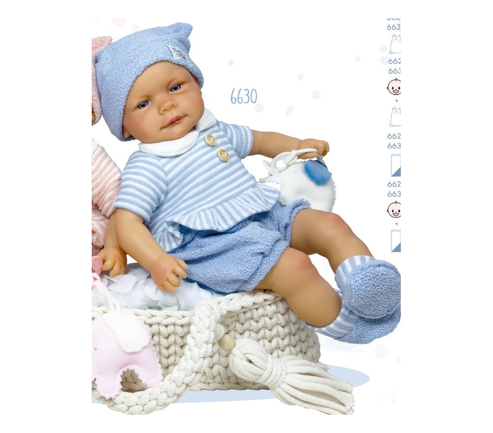 BAMBOLA ARIEL 6630 AZZURRO - NINES D'ONIL