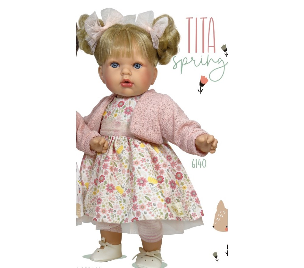 BAMBOLA TITA SPRING BIONDA 6140 - NINES D'ONIL