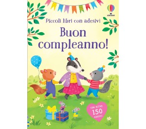 PICCOLO LIBRO CON ADESIVI - BUON COMPLEANNO!