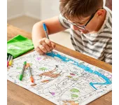 TOVAGLIETTA DA COLORARE RIUTILIZZABILE - BOSCO